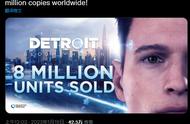 仅用三年时间，《底特律：化身为人》PC版销量已达250万份