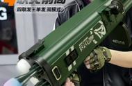 乐辉M202四联筒火箭炮男孩儿童玩具4连发RPG软弹玩具迫击炮玩具
