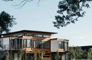 集装箱房屋 | 用木材和金属包裹的高品质住宅，大窗户设计超通风