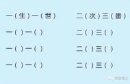 一到万，数字成语可以这样练，有趣又有用，一起来试试